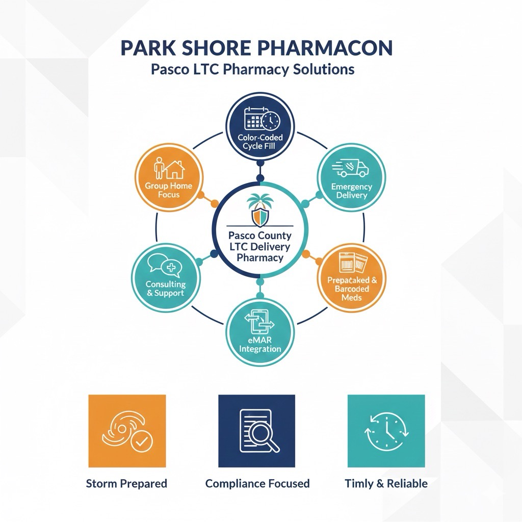 Pasco County LTC Delivery Pharmacy | Park Shore Pharmacon