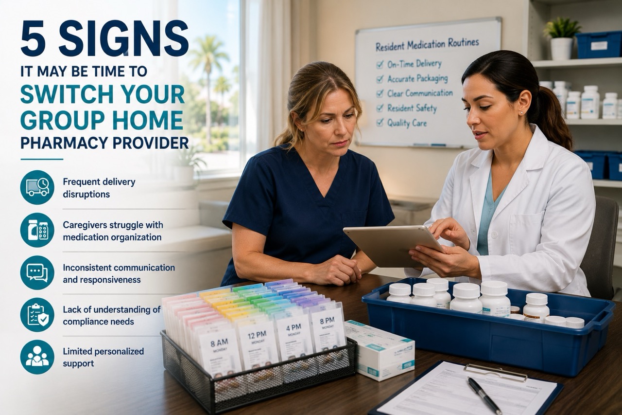 5 Signs It May Be Time To Switch Your Group Home Pharmacy Provider