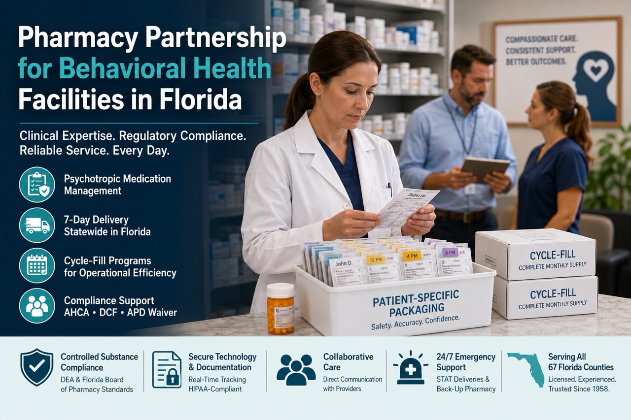 Behavioral Health Facility Pharmacy Services in Florida | Park Shore Pharmacon